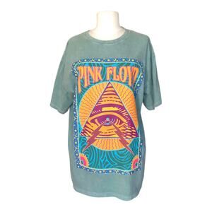 Pink Floyd Lightning Eye T-Shirt Crew Neck Short Sleeve Unisex Size Large NWOT